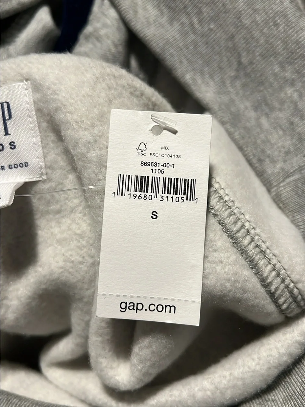 GAP Kids Hoodies bundle in Gray, Navy & Blue New and ECU Size Small & 5